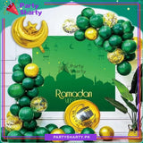 D-2 Ramadan Kareem Green & Golden Theme Set for Ramadan Iftar Party Decoration and Celebration