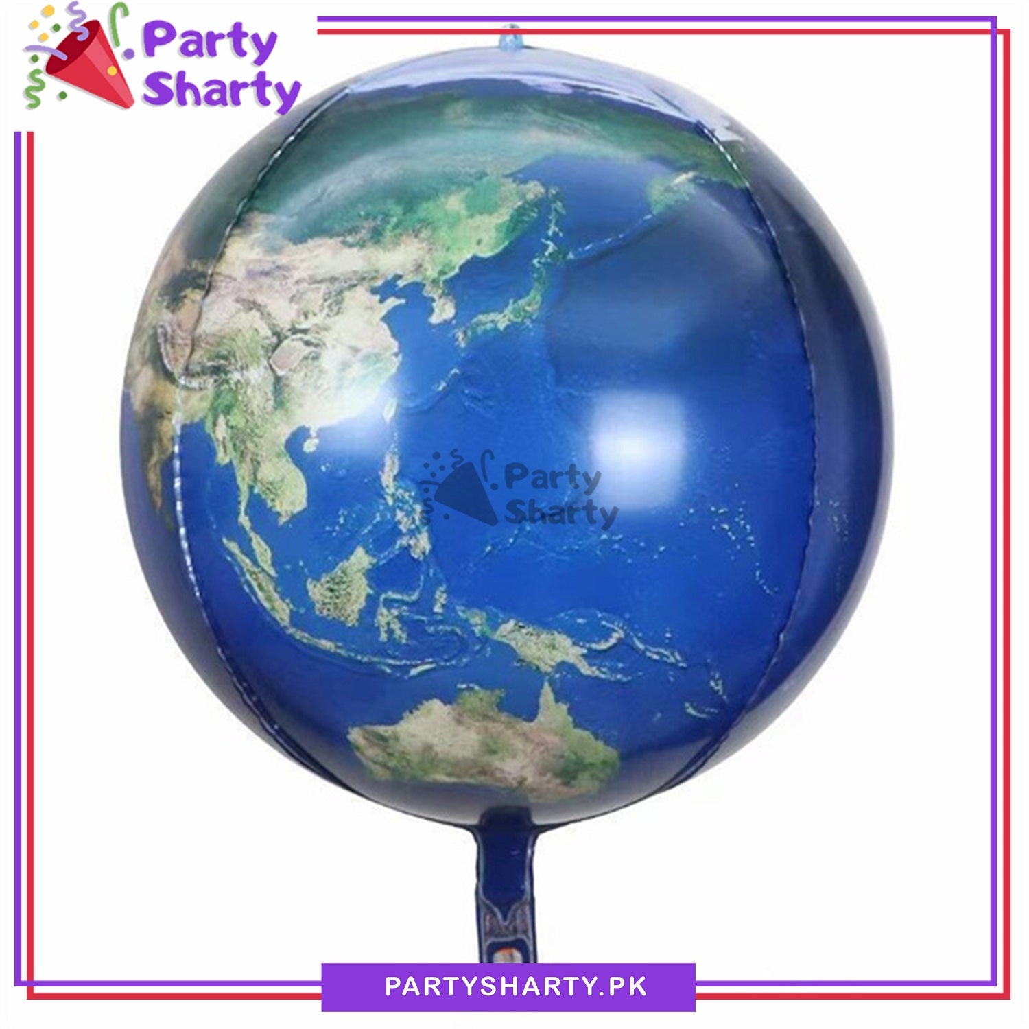 Earth Shaped Foil Balloons For Outer Space Theme Birthday Party Decoration and Celebration