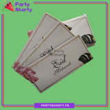 Eid Mubarak Printed Eidi Envelop (Pack 10) For Eid Celebration