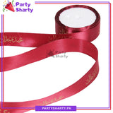 Eid Mubarak Printed Ribbon Roll For Eid and Gift Decoration