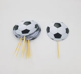 Football Theme Cup Cake Topper for Foot Ball Birthday Theme Party and Decoration