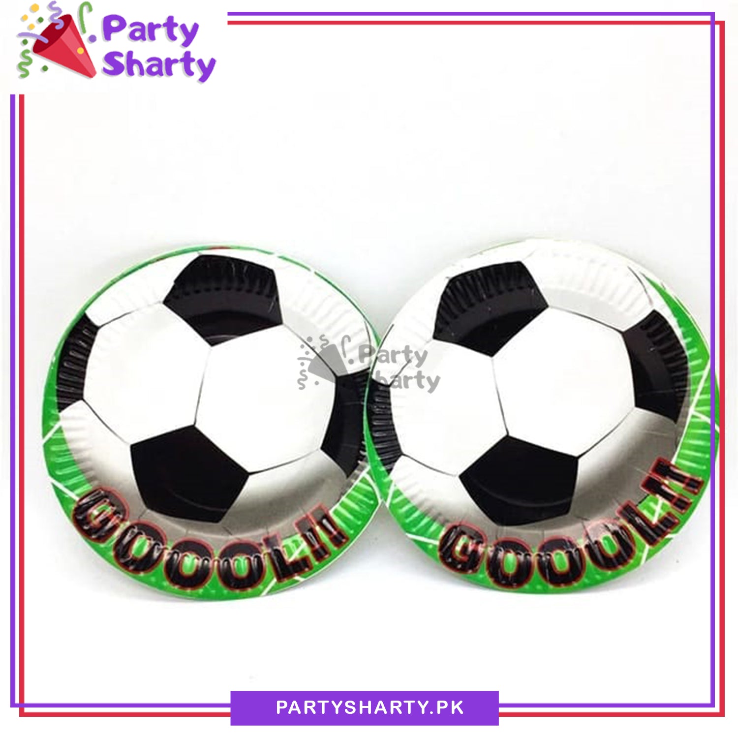 Football Theme Party Disposable Paper Plates for Football Theme Party and Decoration