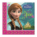 Frozen Elsa & Anna Paper Napkins, Pack Of 20 - Frozen Birthday Tableware
