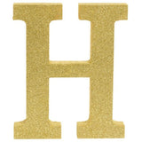 Gold Glitter Alphabet Sign Thermocol For Birthday and Event Decoration