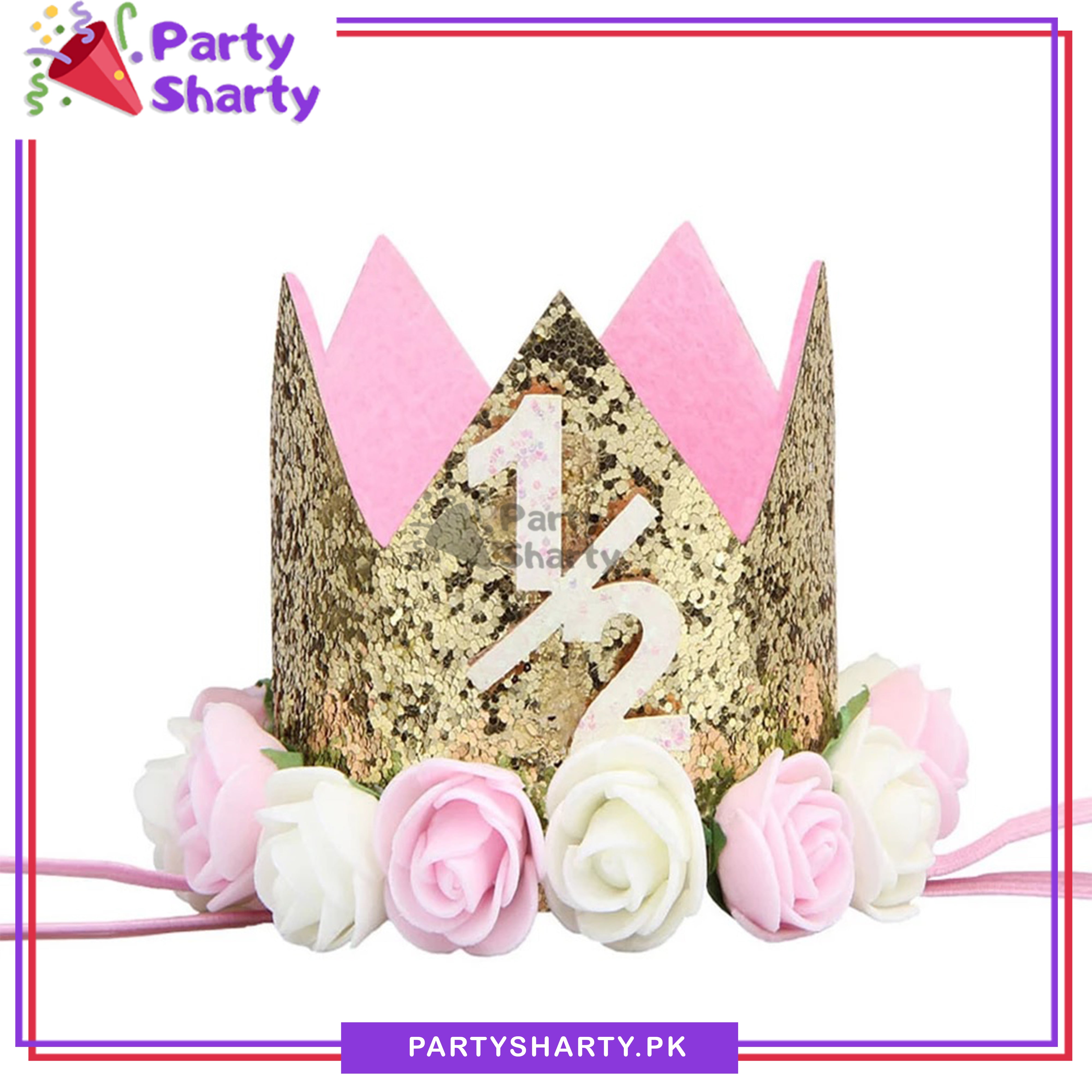 1/2 Birthday Party Cap For 6 Months / Half Birthday Celebration and Decoration