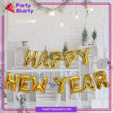 Happy New Year Letter Foil Balloon For New Year Celebration and Decoration
