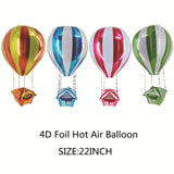 22 inch 4D Aluminum Foil Balloons Hot Air Balloon Foil Balloon For Kid Birthday Party and Event Decoration