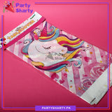 Unicorn Theme Table Cover for Birthday Party and Decoration