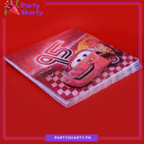 Lightning McQueen Car Theme Napkins For Theme Based Birthday Party Decoration