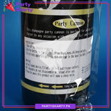 Champagne Bottle Shaped Party Popper Confetti For Birthday / Wedding / Anniversary Celebration