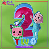 Numeric 2 Thermocol Standee For Cocomelon Theme Based Second Birthday Celebration and Party Decoration