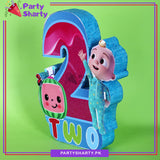 Numeric 2 Thermocol Standee For Cocomelon Theme Based Second Birthday Celebration and Party Decoration