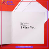 Miss You Greeting Card