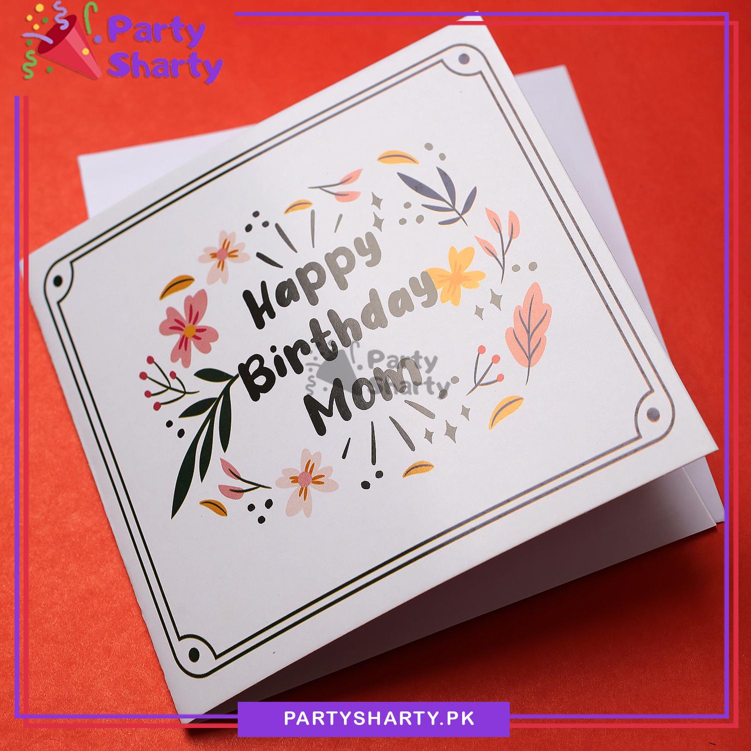 Happy Birthday Mom Greeting Card