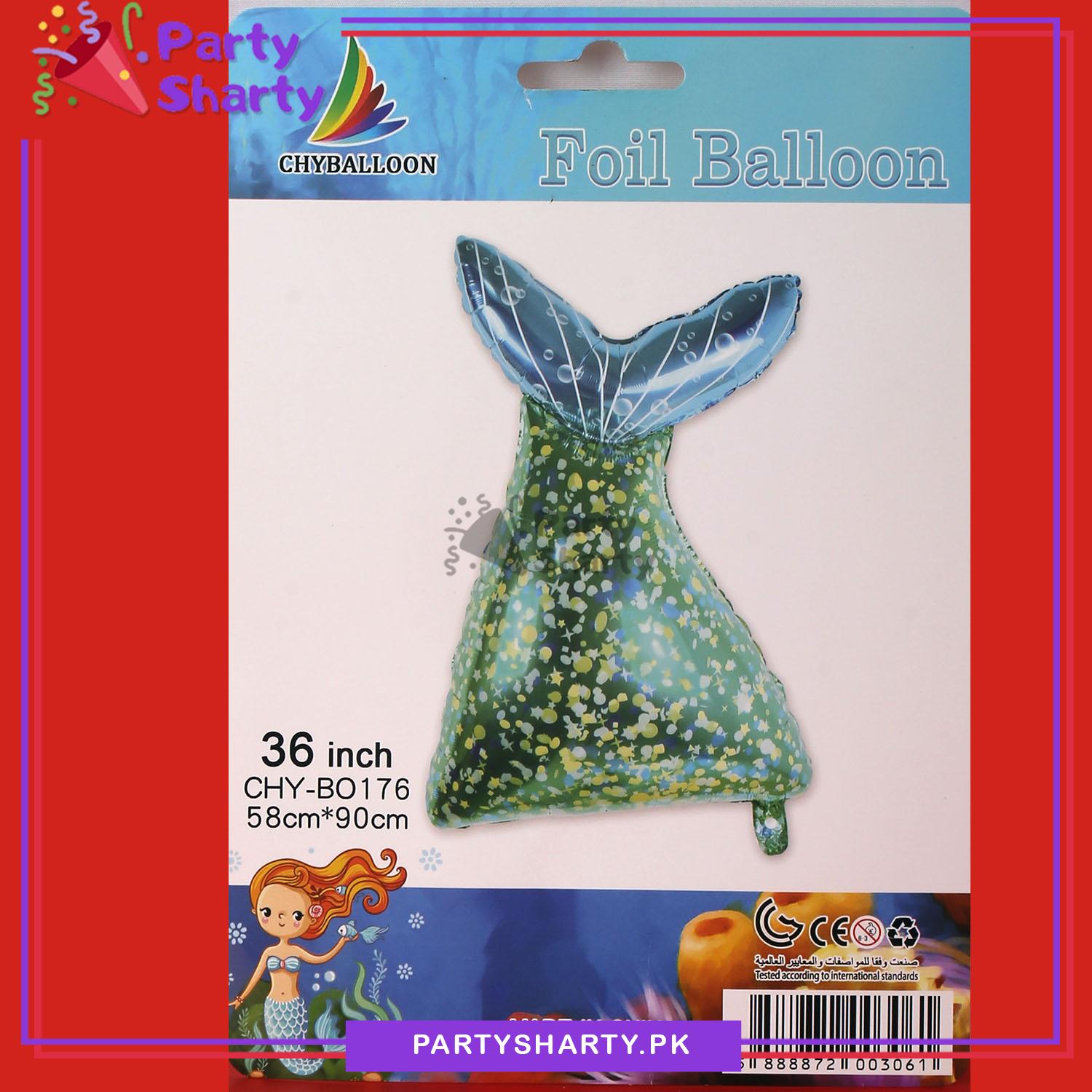 Mermaid Tail Foil Balloons Fish Balloons Happy Birthday Party Wedding Decoration