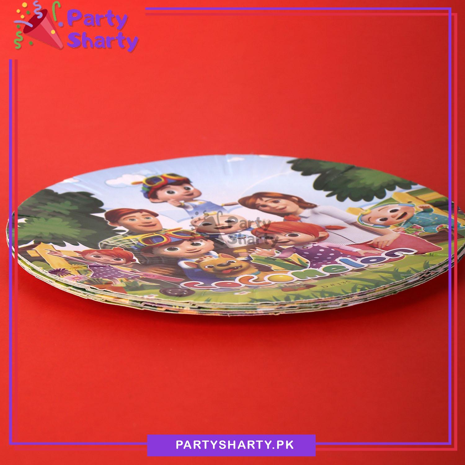 Cocomelon Birthday Party Paper Plates For Themed Cake Paper Dessert Party Supplies and Decorations