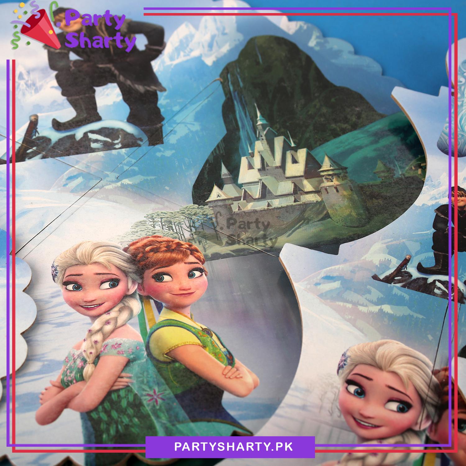 Frozen Theme Cupcake Stand For Theme Party Decoration and Celebration