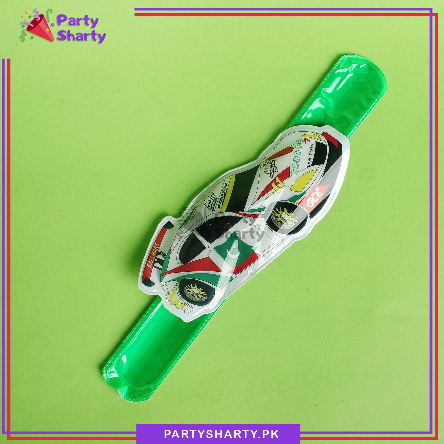 14th August Pakistan Patriotic Car Multi Color LED Hand Band For Independence Day Celebration
