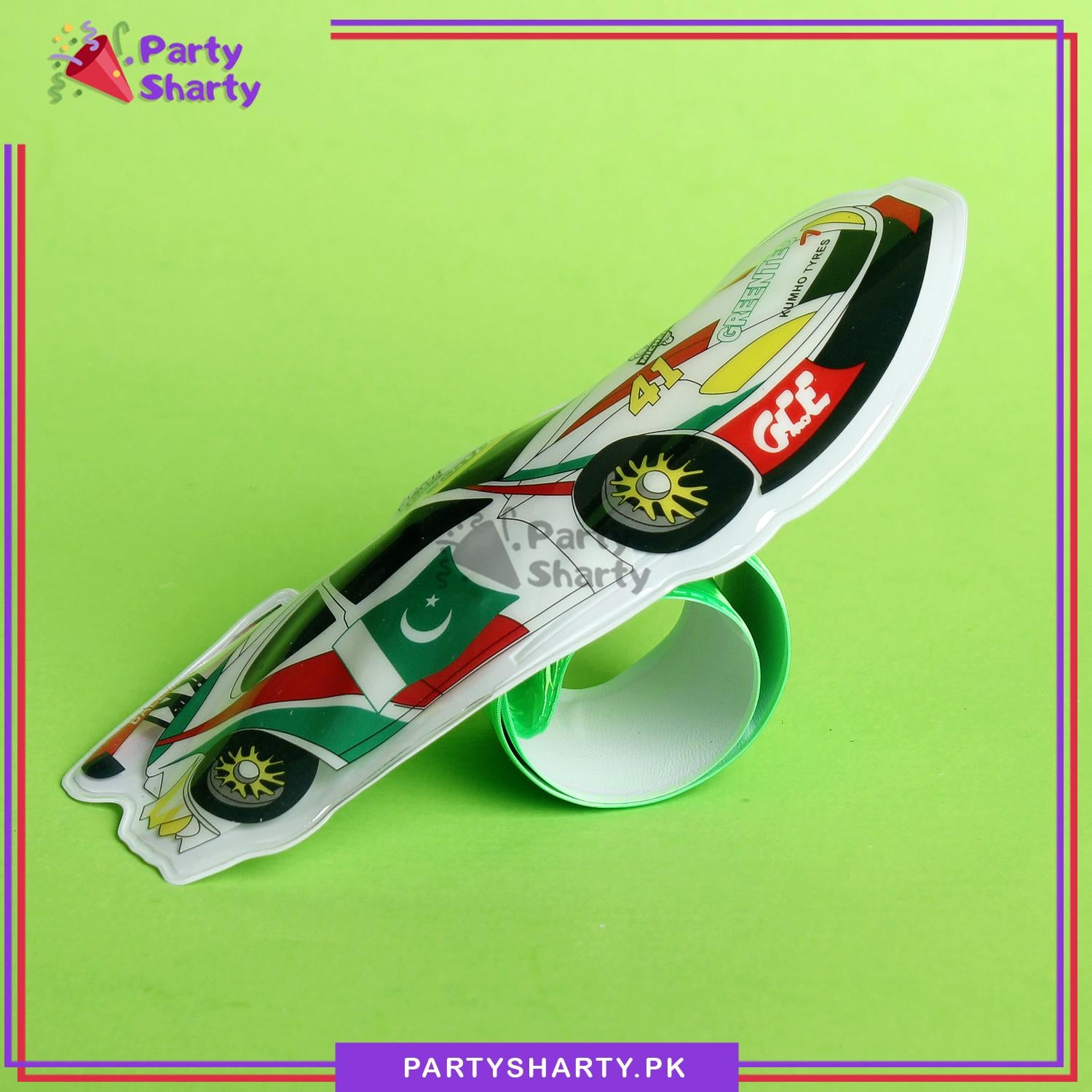 14th August Pakistan Patriotic Car Multi Color LED Hand Band For Independence Day Celebration