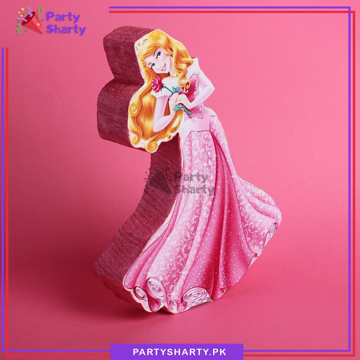 Princess Aurora Character Thermocol Standee For Princess Theme Based Birthday Celebration and Party Decoration