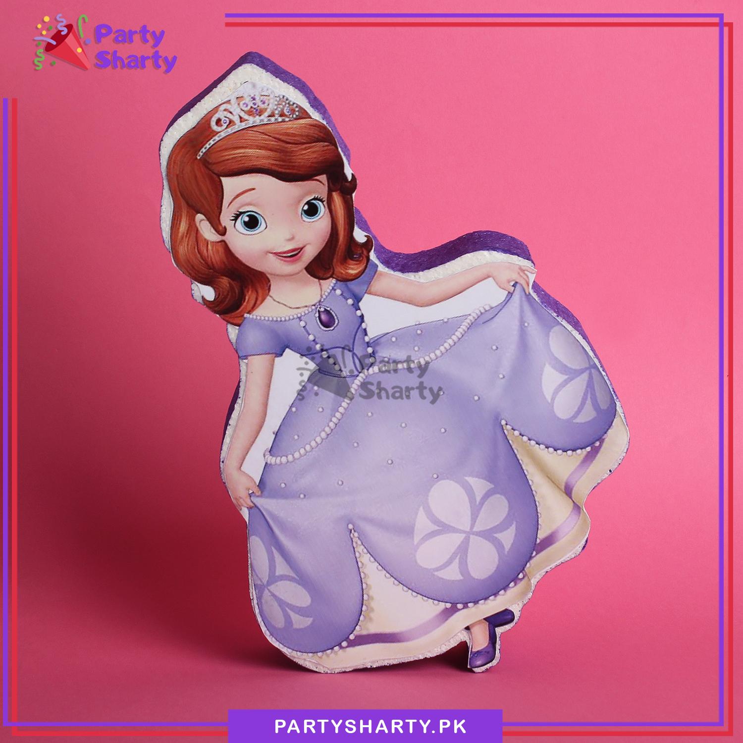 Sofia Character Thermocol Standee For Sofia The First Theme Based Birthday Celebration and Party Decoration