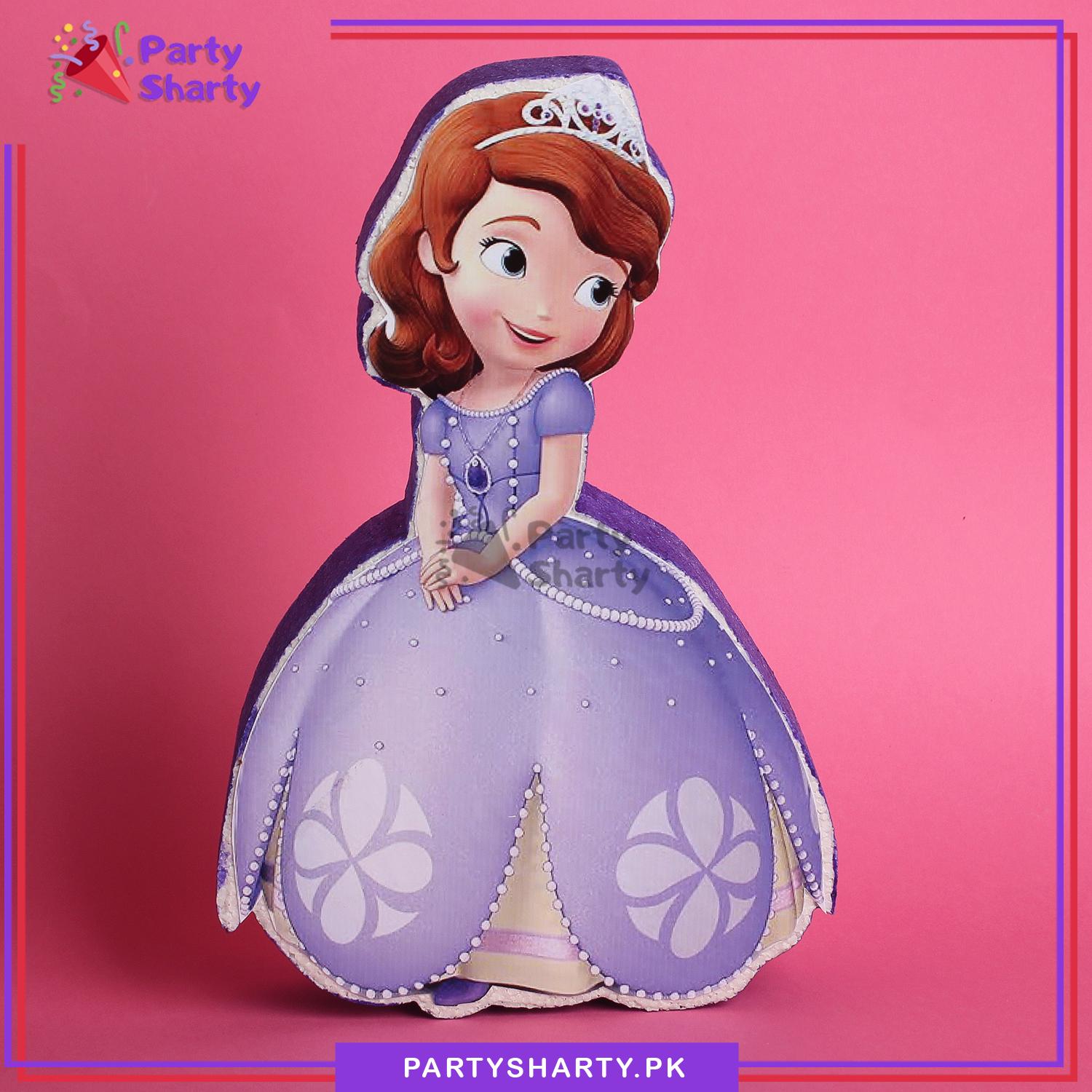 Sofia Character Thermocol Standee For Sofia The First Theme Based Birthday Celebration and Party Decoration