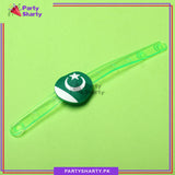 14th August Pakistan Flag Multi Color LED Hand Band For Independence Day Celebration