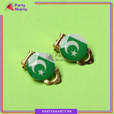 Beautiful Flag Printed Earrings For Independence Day Celebration