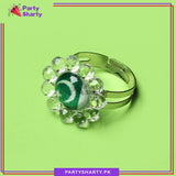 14th August Pakistan Flag Finger Ring For Independence Day Celebration