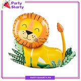 Jumbo Lion Foil Balloon For Jungle / Safari / Wild One Theme Birthday Party Decoration and Celebration
