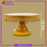 Large Size Golden Metal Round Cake Stand For Party Celebration and Decoration
