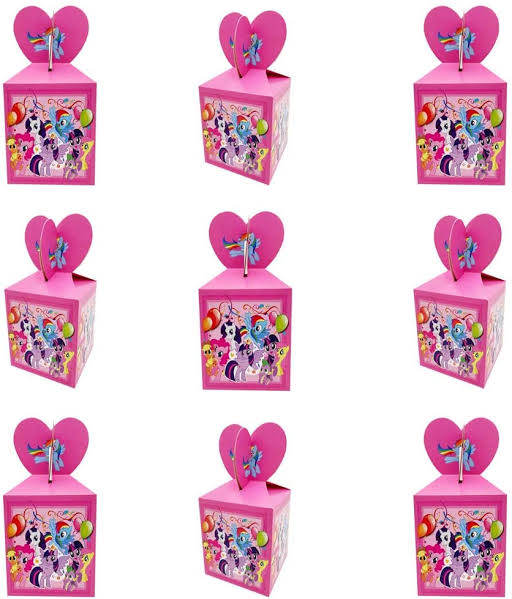 My Little Pony Goody Boxes Pack of 10 For Little Pony Theme Birthday