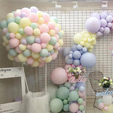 Multi Color Macron (Pastel Color) Latex Balloons for Birthday Parties / Wedding / Baby Showers Celebration & Decorations (25 pcs)