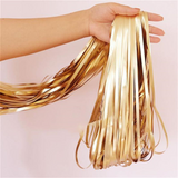 Fringes / Foil Curtains Best for Back Drop Wall Decoration for Birthday and Parties Celebration