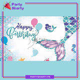 Mermaid Theme Panaflex backdrop For Theme Based Birthday Decoration and Celebration