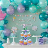 Mermaid Theme Cupcake Stand For Mermaid Theme Party Decoration and Celebration