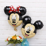 1 piece Mickey / Minnie Mouse Head Foil Balloon Kids Birthday Party Decoration Baby Shower Supplies Inflatable Balloons