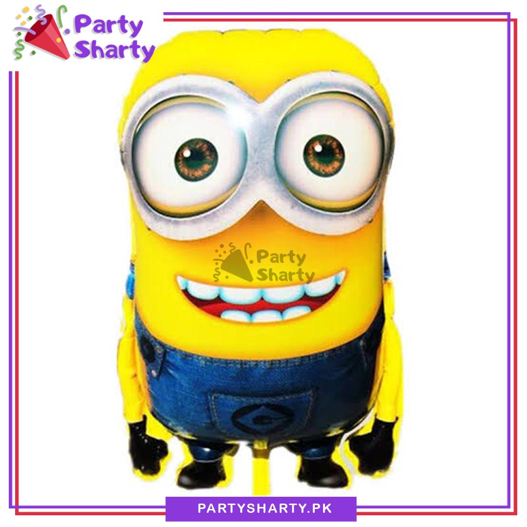 Minion Theme Foil Balloons For Minion Theme Birthday Party Decoration and Celebration