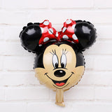 1 piece Mickey / Minnie Mouse Head Foil Balloon Kids Birthday Party Decoration Baby Shower Supplies Inflatable Balloons
