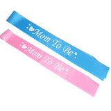 Mom to be Sash For Baby Shower and Gender Reveal Celebration