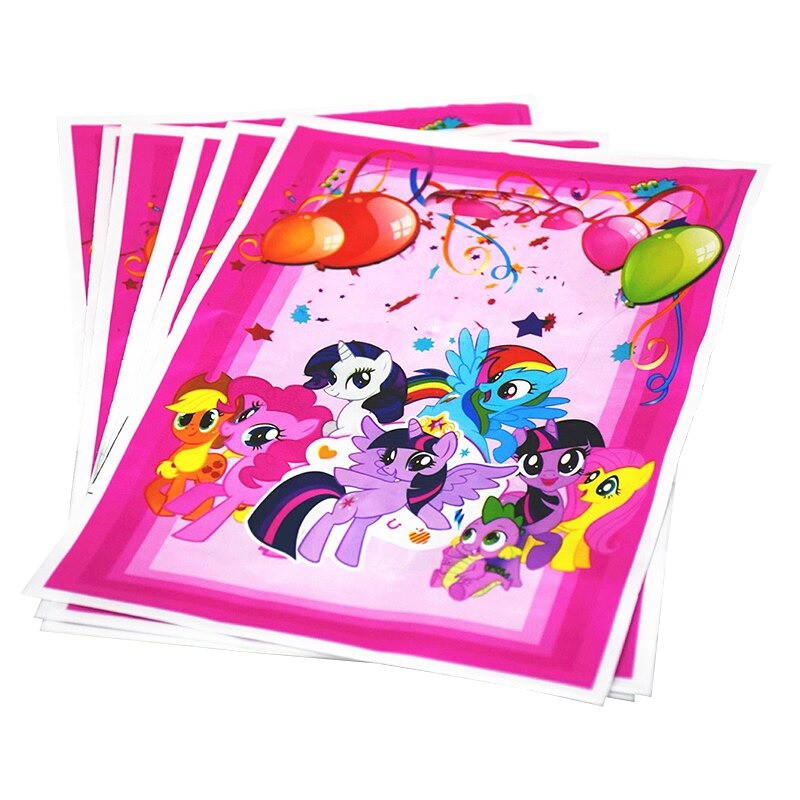 D-1 My Little Pony Theme Goody Bag Pack Of 10 For Little Pony Theme Favor Bags