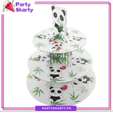 Panda Theme Cupcake Stand For Theme Based Birthday Decoration & Celebration