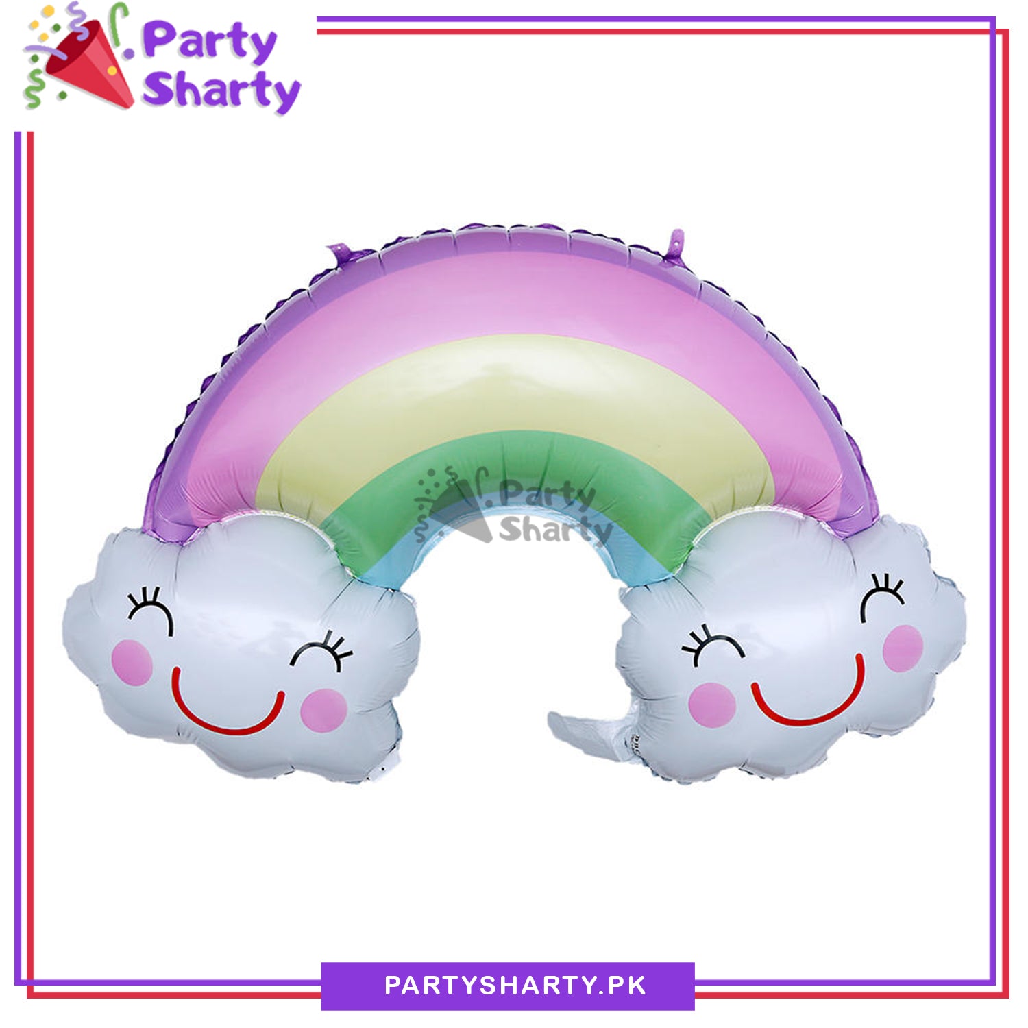 Cloud & Rainbow Shaped Aluminum Foil Balloon For Birthday & Baby Shower Decoration and Celebrations