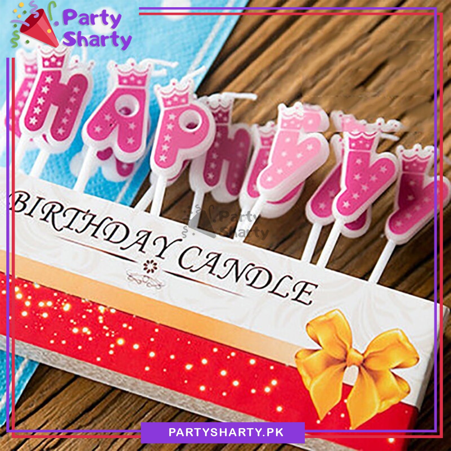 Happy Birthday Theme Candles For Cake, 13Pcs Birthday Alphabets For Birthday Decoration and Celebration
