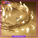 Electric Operated Still Fairy Lights - 25 Feet Length for Home / Party Decoration
