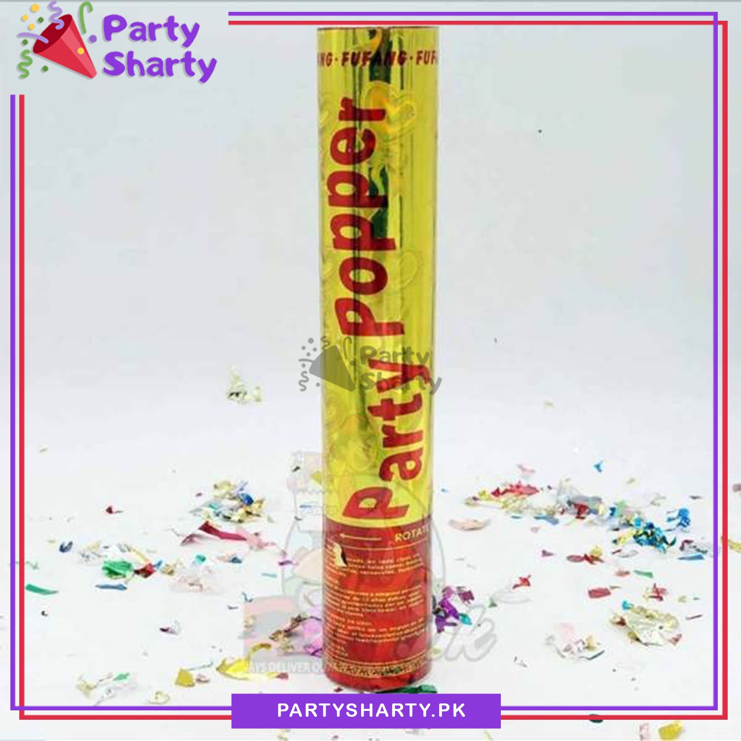 Birthday Party Poppers Confetti Multi Color For Party Celebration
