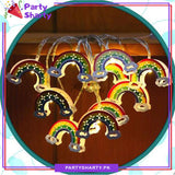10 pcs Cloud Rainbow LED String Light Party Supplies For Birthday Party Decoration