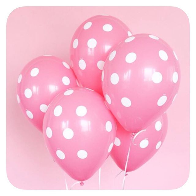 Polka Dots Latex Balloons Pack of 25 For Party Decoration