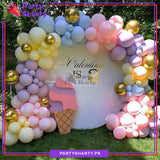 100pcs Rainbow Pastel Balloon Garland Kit For Birthday Party and Event Decoration