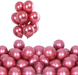 Metallic Chrome Balloons (Pack of 10) For Birthday, Wedding, Anniversary, Baby Shower Party Decoration